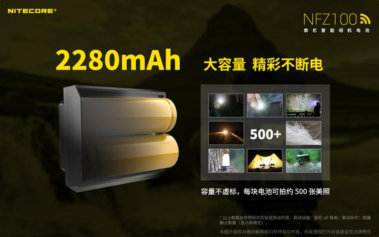 nitecore为索尼相机推出nfz100智能电池